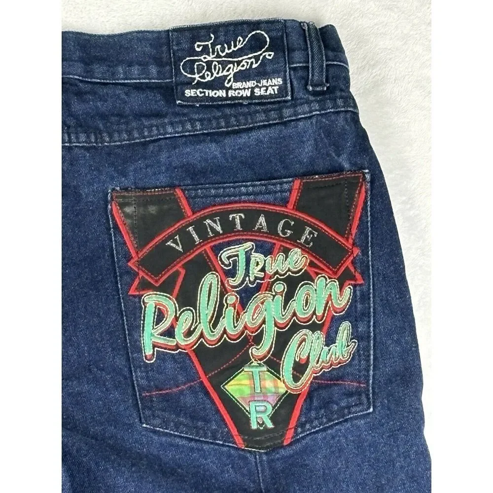 True Religion Jeans Men's 38 Vintage TR Club Mid‎ Rise Jeans (36x33.5 Measured)